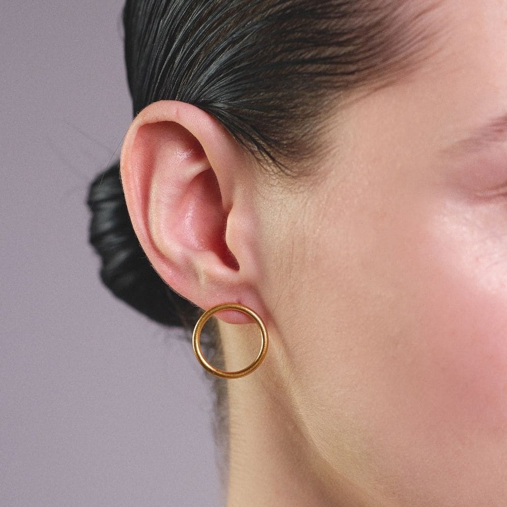 Mini Circle Earrings