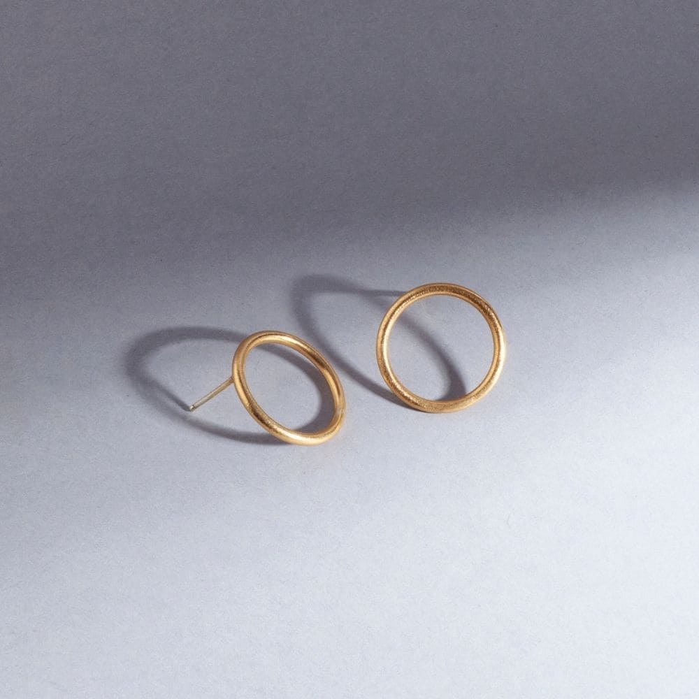 Mini Circle Earrings