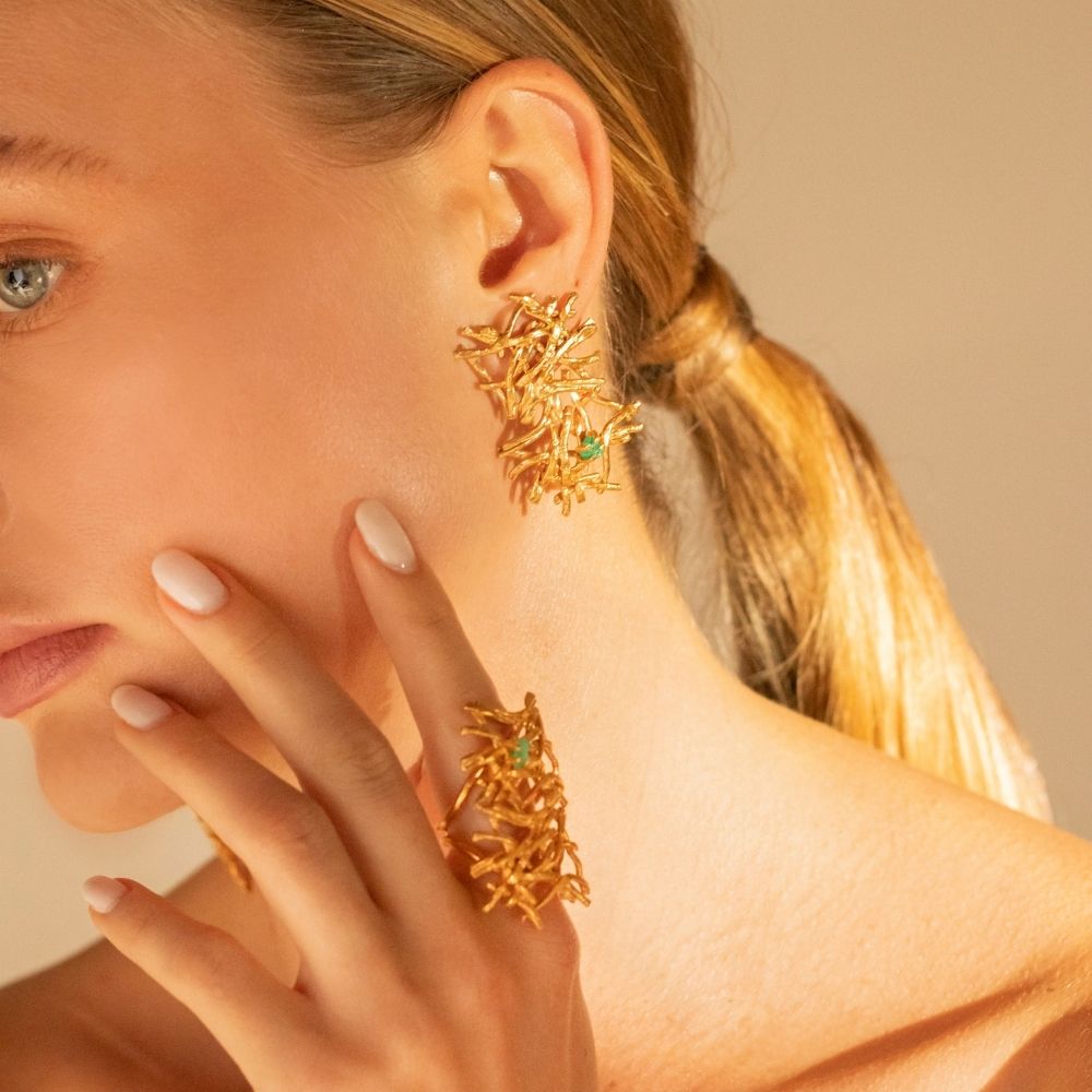 Double Amalure Earrings