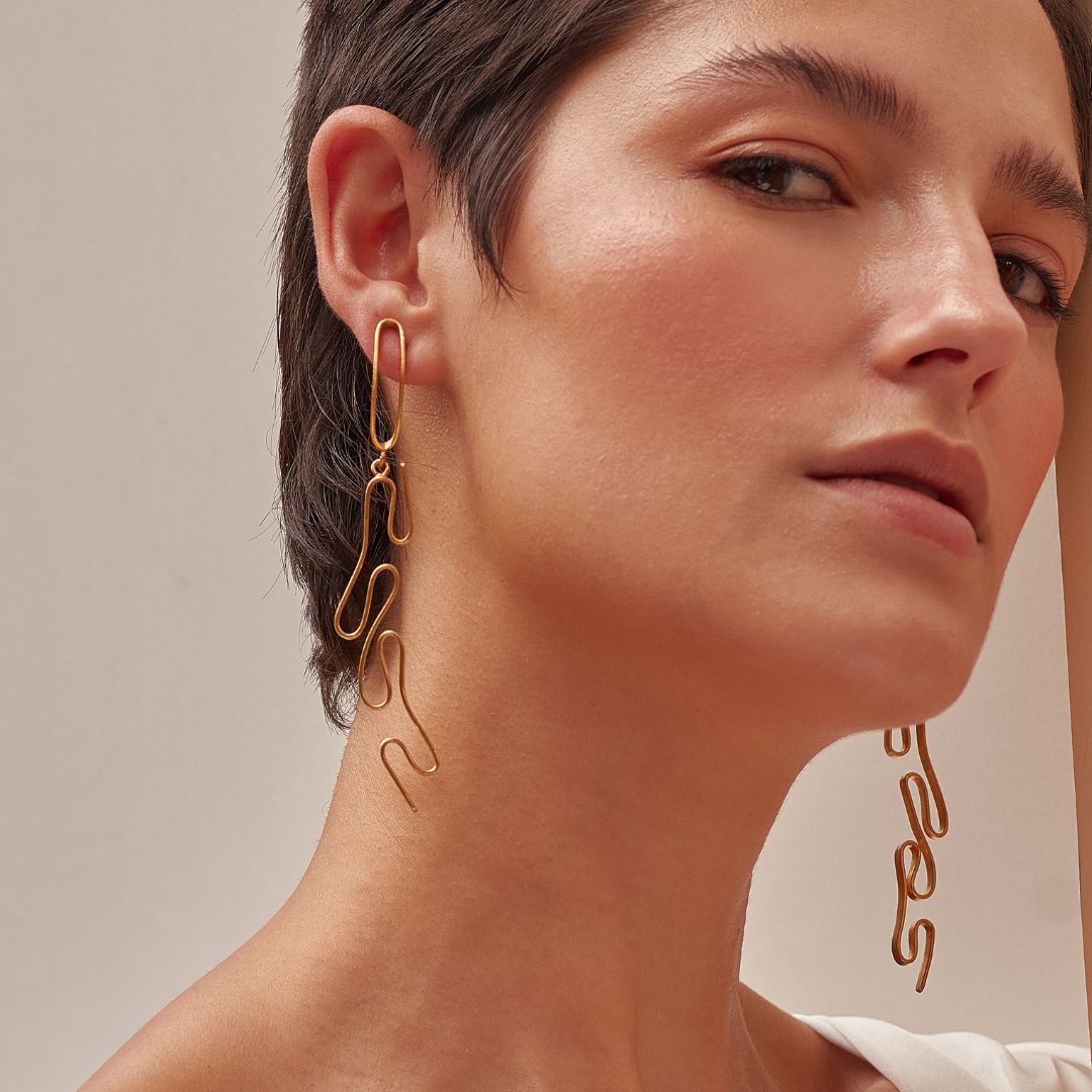 Maxi Flowing Earrings